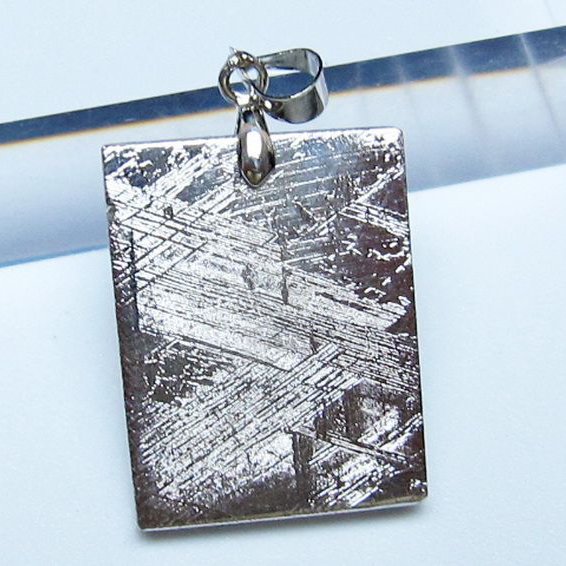 シルバーギベオン（メテオライト）ペンダント [t452-3822]