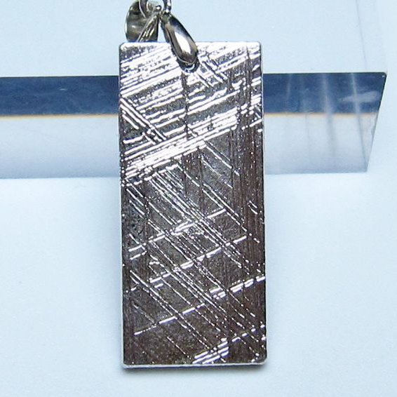 シルバーギベオン（メテオライト）ペンダント [t452-3835]