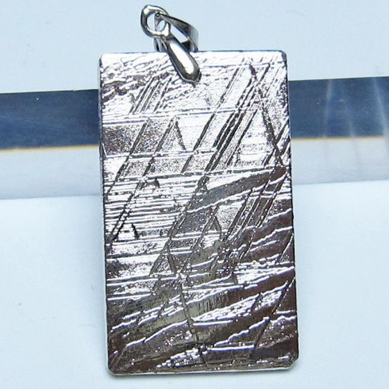 シルバーギベオン（メテオライト）ペンダント [t452-3850]