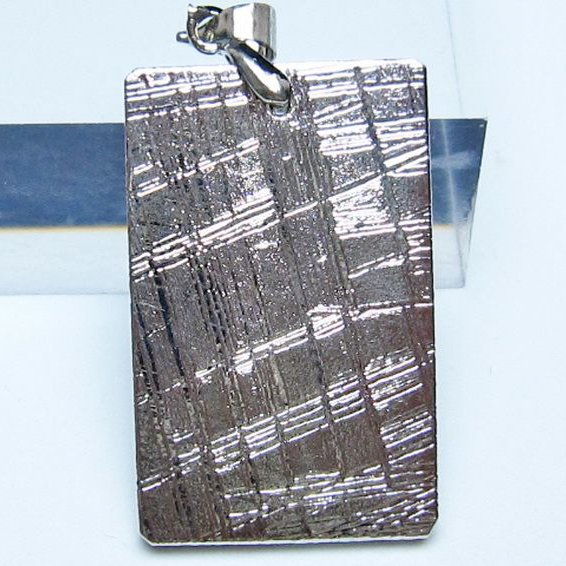 シルバーギベオン（メテオライト）ペンダント [t452-3853]