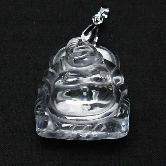 ヒマラヤ水晶 布袋様 ペンダント[T454-1681]