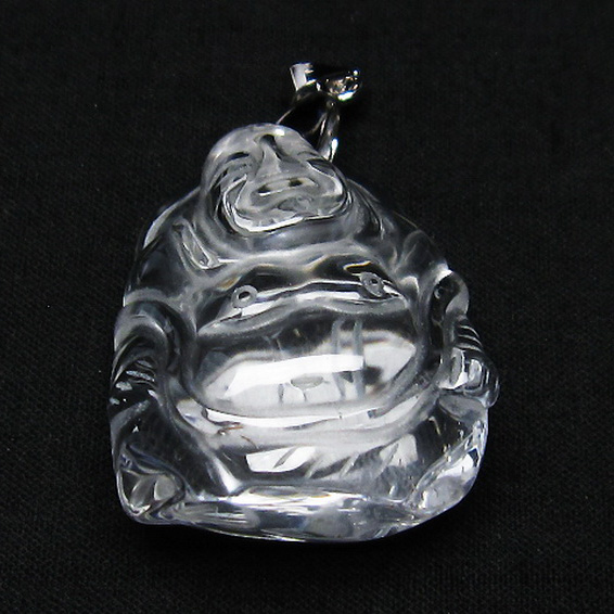 ヒマラヤ水晶 布袋様 ペンダント[T454-1694]
