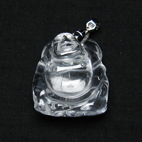 ヒマラヤ水晶 布袋様 ペンダント[T454-1704]