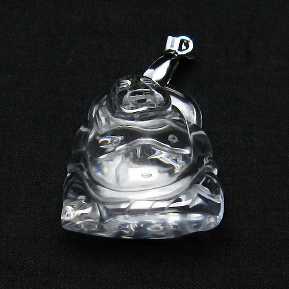 ヒマラヤ水晶 布袋様 ペンダント[T454-1711]