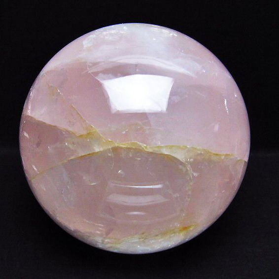 5.1Kgローズクォーツ丸玉155mm[T456-13424]