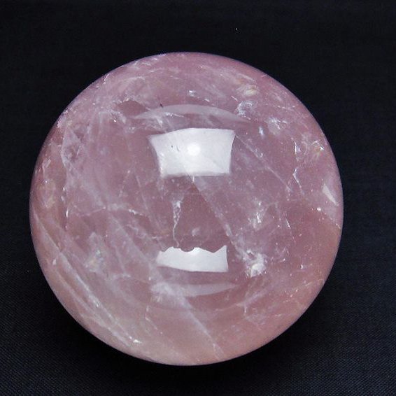 ローズクォーツ丸玉 64mm [t456-14166]