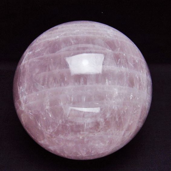 1.2Kgローズクォーツ丸玉 94mm [T456-14195]