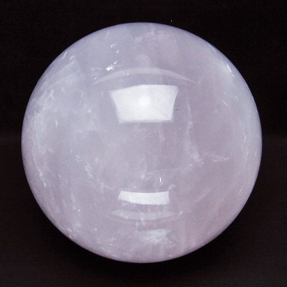 3.1Kgローズクォーツ丸玉 133mm [T456-14513]