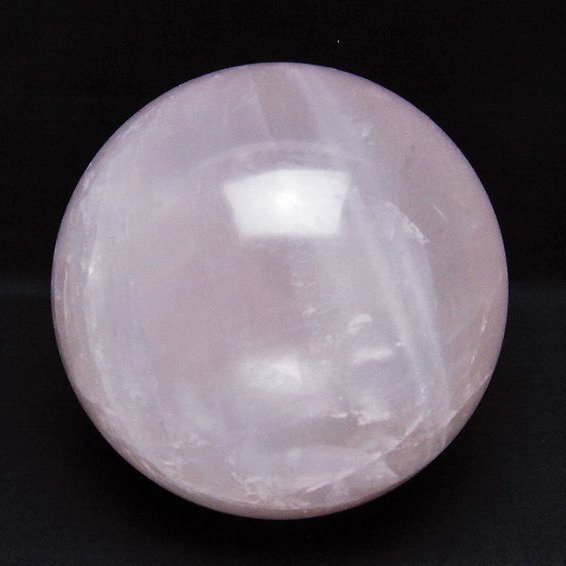 1.8Kgローズクォーツ丸玉 113mm [T456-14514]