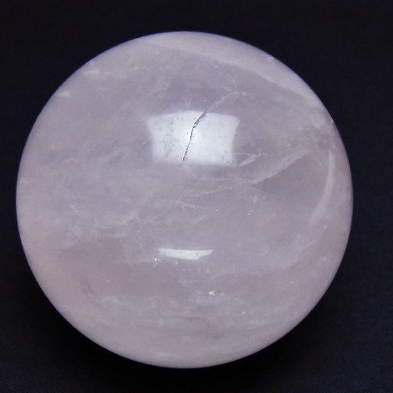 ローズクォーツ丸玉 69mm [t456-14623]