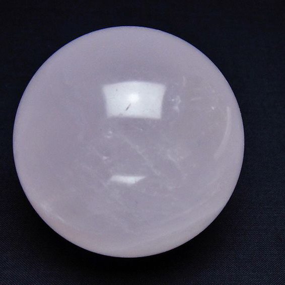 ローズクォーツ丸玉 68mm [t456-14626]