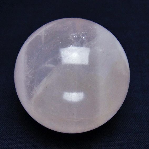 ローズクォーツ丸玉 42mm [t456-14651]