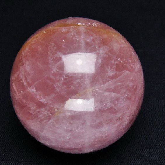 ローズクォーツ丸玉 55mm [t456-14823]