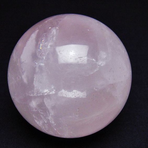 ローズクォーツ丸玉 59mm [t456-14844]