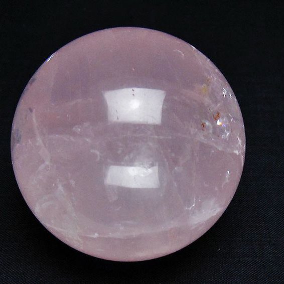 ローズクォーツ丸玉 56mm [t456-14852]