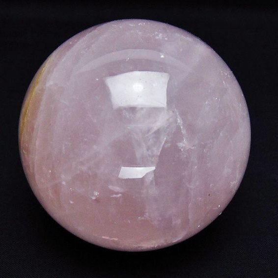 ローズクォーツ丸玉 75mm [T456-14933]