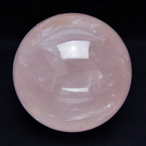 1.2Kgローズクォーツ丸玉 94mm [T456-15055]