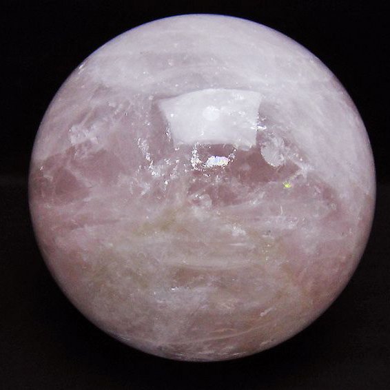 3.2Kgローズクォーツ丸玉 133mm [t456-15481]