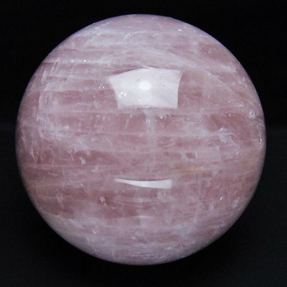 2.7Kgローズクォーツ丸玉 127mm [t456-15494]