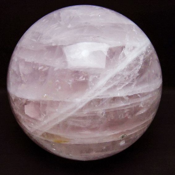 5.6Kgローズクォーツ丸玉 160mm [t456-15538]