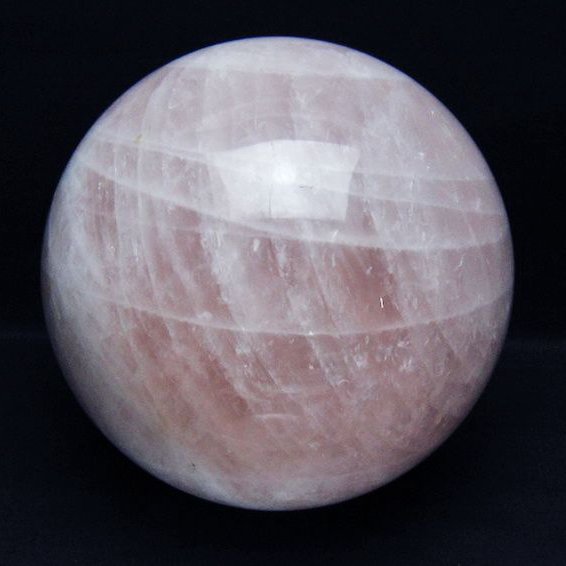 8.8Kgローズクォーツ丸玉 190mm [t456-15556]