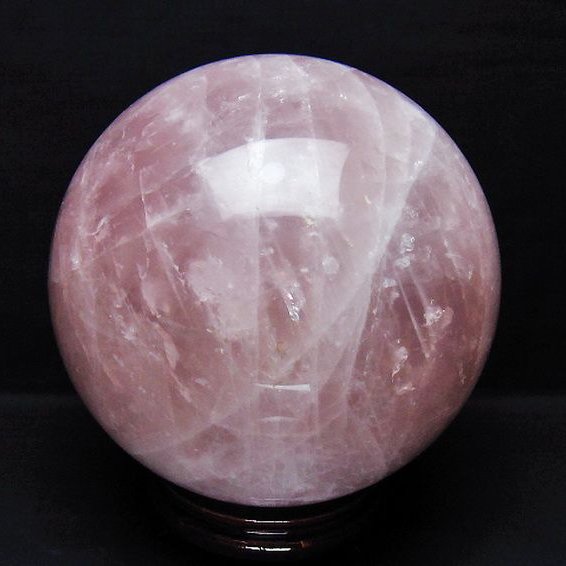 12.9Kgローズクォーツ丸玉 220mm [t456-15586]