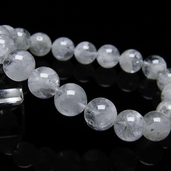 ラビットヘア ファントム 水晶 ブレスレット10mm[T458-1137]