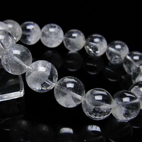 ラビットヘア ファントム 水晶 ブレスレット13mm[T458-1151]