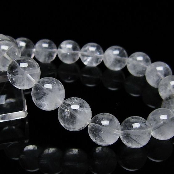 ラビットヘア ファントム 水晶 ブレスレット12mm[T458-1160]