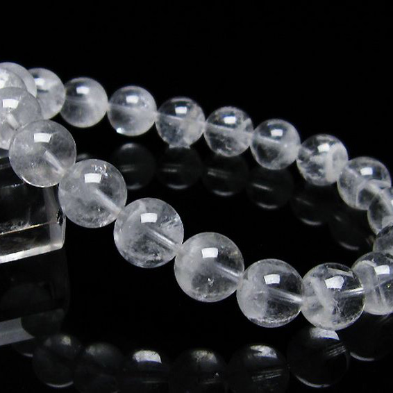 ラビットヘア ファントム 水晶 ブレスレット10mm[T458-1187]