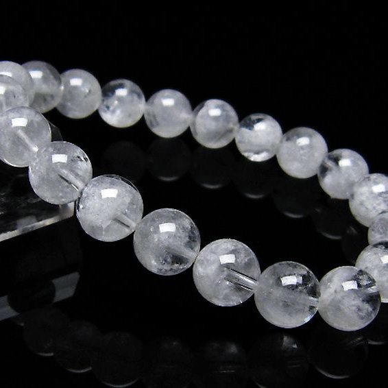 ラビットヘア ファントム 水晶 ブレスレット10mm[T458-1188]