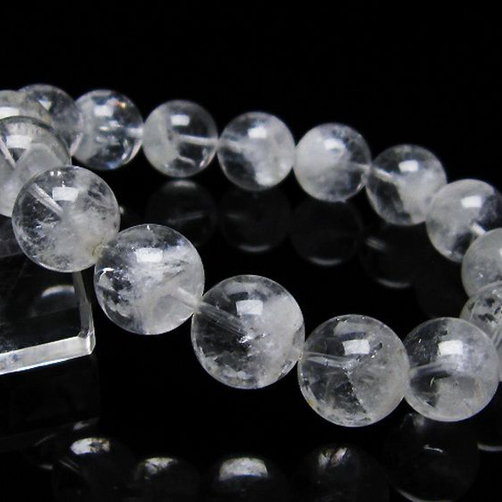 ラビットヘア ファントム 水晶 ブレスレット13mm[T458-1216]