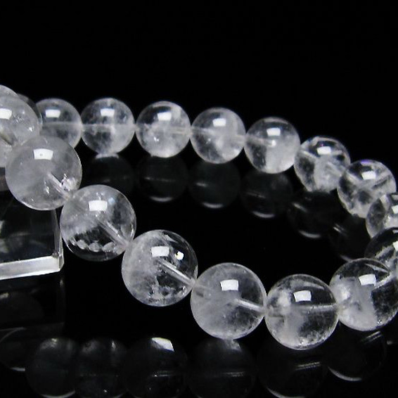 ラビットヘア ファントム 水晶 ブレスレット12mm[T458-1222]