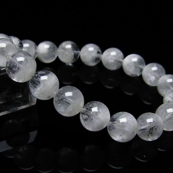 ラビットヘア ファントム 水晶 ブレスレット10mm[T458-1278]