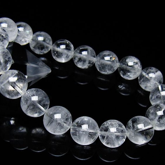 ラビットヘア ファントム 水晶 ブレスレット 11mm [T458-1366]