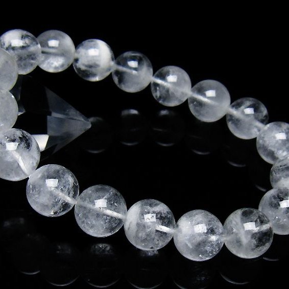 ラビットヘア ファントム 水晶 ブレスレット 11mm [T458-1445]