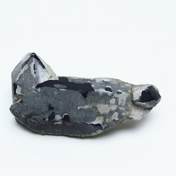 パワーストーン 天然石 山東省産 モリオン 純天然 黒水晶 原石[T460-5839]
