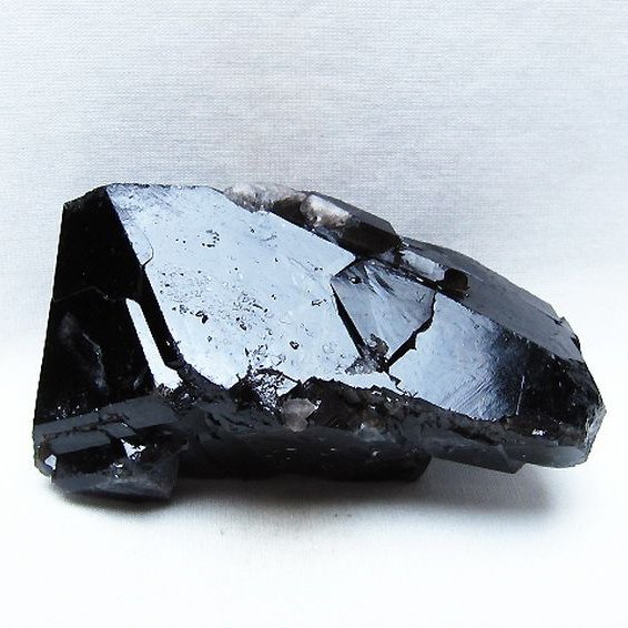 山東省産 モリオン 純天然 黒水晶 原石 [t460-7671]
