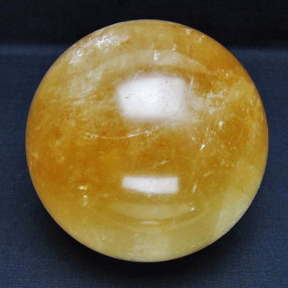 1.1Kgカルサイト丸玉 90mm [T461-11363]