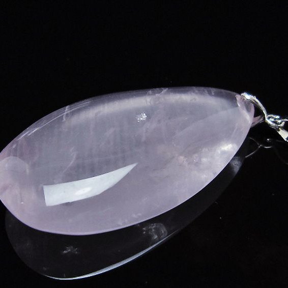 ローズクォーツペンダント[T467-3855]