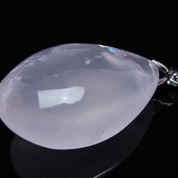 ローズクォーツペンダント[T467-3859]