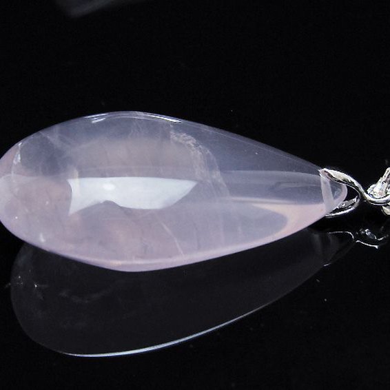 ローズクォーツペンダント[T467-3869]