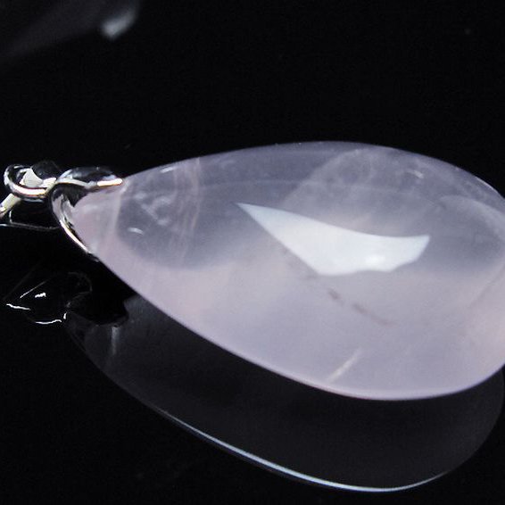 ローズクォーツペンダント[T467-3880]