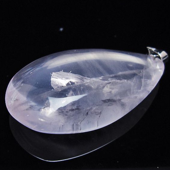 ローズクォーツペンダント[T467-3917]