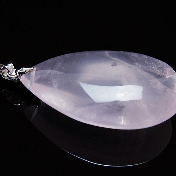 ローズクォーツペンダント[T467-3920]