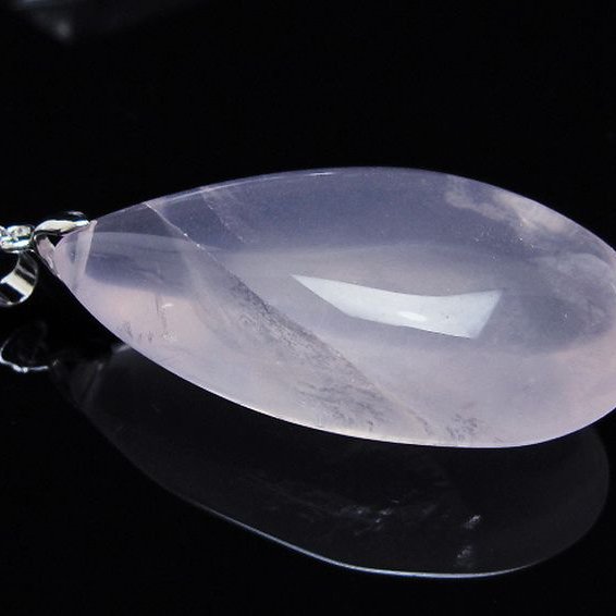 ローズクォーツペンダント[T467-3926]