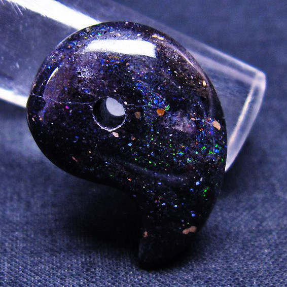 ブラックオパール勾玉[T468-361]