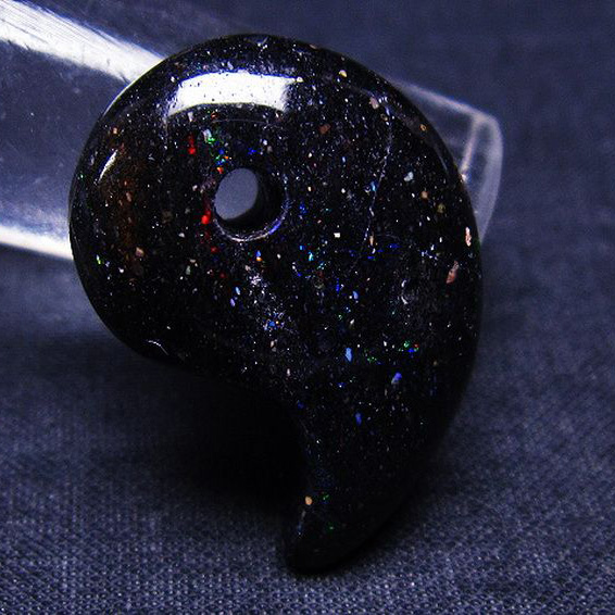 ブラックオパール勾玉[T468-394]
