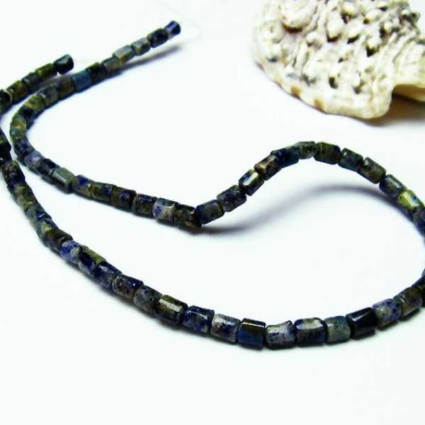 ラピスラズリ一連4mmビーズ[T476-1933]