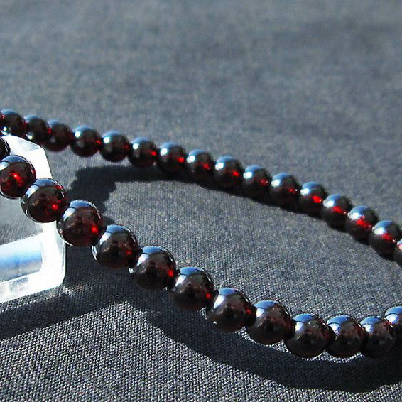 ガーネットブレスレット5mm[T483-7540]